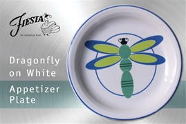 Fiesta Dragonfly Appetizer Plate